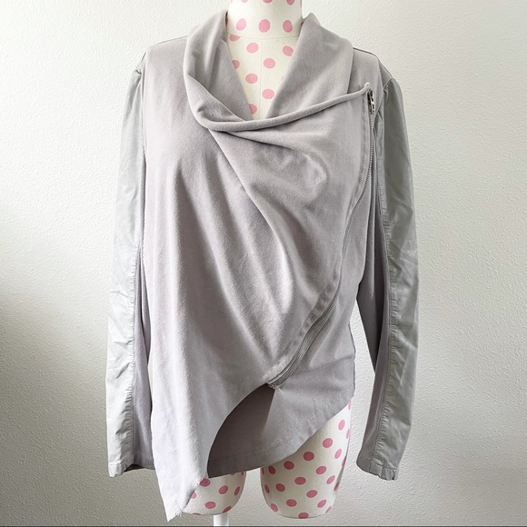 Blank NYC Private Practice Grey Waterfall Jacket - Picture 3 of 10